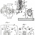 Elmer E. Woodward's propeller engine governor patent 2204640